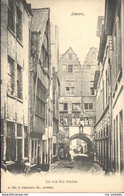 Anvers Antwerpen Anvers Rue des Crabes