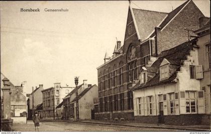 CPA Borsbeek Flandern Antwerpen, Rathaus