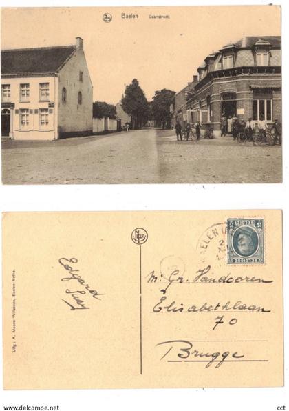 Baelen  Balen    Vaartstraat    Uitg A Moons-Willekens