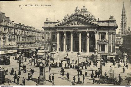 CPA Bruxelles La Bourse