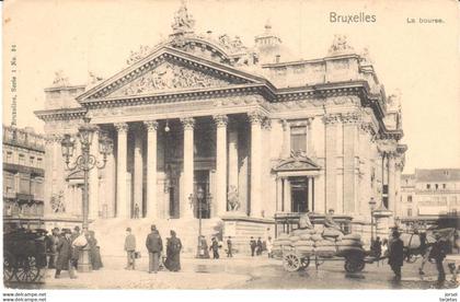 POSTAL   BRUXELLES  -BELGICA  - LA BOURSE