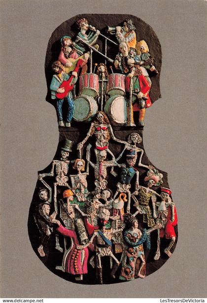BELGIQUE - Nodebais - Fermes d Agbiermont - Danse Macabre - Céramique de Max van der Linden - Nels - Carte postale