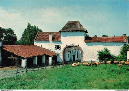 BELGIQUE - Nodebais - Fermes d Agbiermont - Porche - Entrée - Troupeau - Mouton - Nels - Carte postale