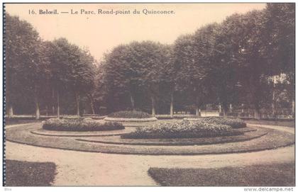 Château Beloeil Le parc, rond point du Quinconce