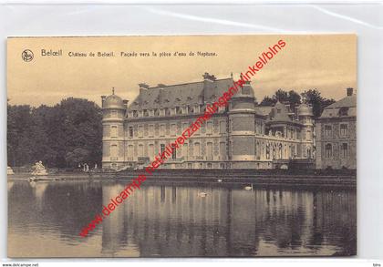 Château de Beloeil - façade vers la pièce d'eau de Neptune - Beloeil