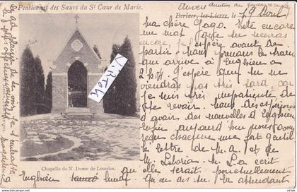 BERLAAR  :     ( 1901 met zegel )  cachet  JUMET    - Marcofilie