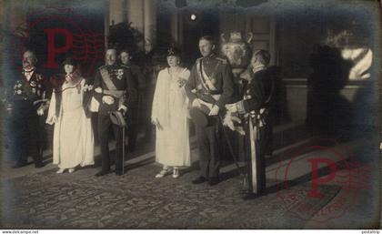 carte photo  1923 Victoria Eugenie España españa koningin Elisabeth prins leopold Albert 1  bruxelles roi