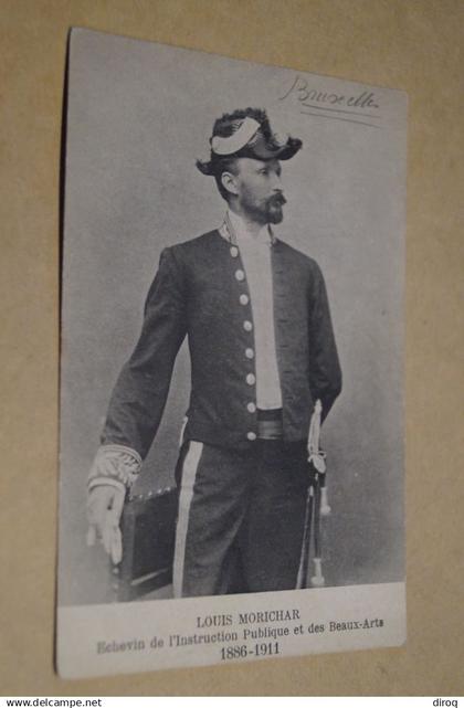 RARE,Buxelles,Louis Morichar,échevin,1886-1911,ancienne pour collection