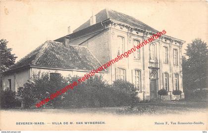 Beveren-Waes - Villa de M. Van Wymersch - Beveren-Waas