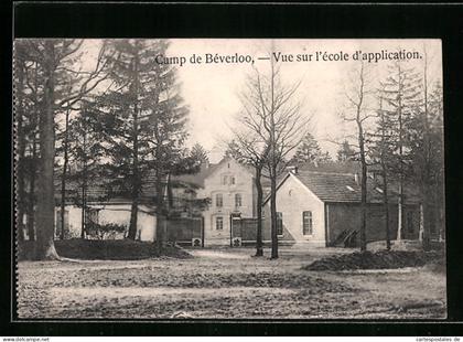 AK Beverloo, Camp, Vue sur l`ecole d`application