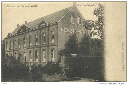 Boechout : pensionnat pintelon-aertes ( zie verso  reclame )  2 scnas