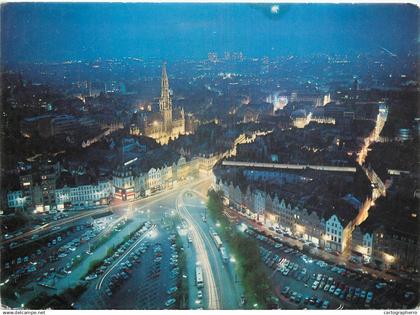 A5082 Belgium Bruxelles at dusk