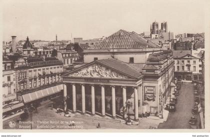 (684) AK Brüssel, Opernhaus Monnaie-Theater, vor 1945