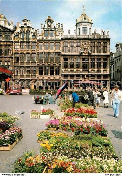72812617 Brussels Grosser Markt und Blumenmarkt Brussels