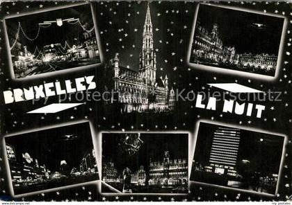 Bruxelles Bruessel la nuit