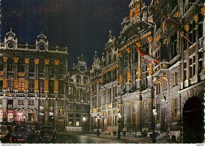 CPM Bruxelles Un coin de la Grand Place la nuit