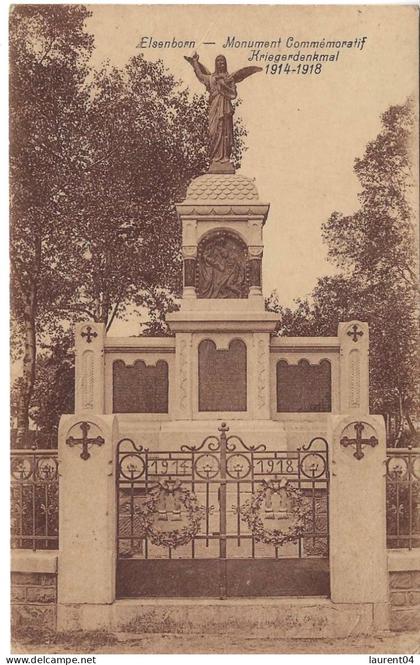 BUTGENBACH.ELSENBORN.  MONUMENT COMMEMORATIF 1914- 1918