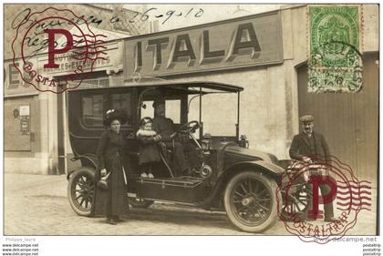1910  ITALA AUTOMOBILES AGENCES EXCLUSIVES    BRUSSEL BRUXELLES      brussels fotokaart