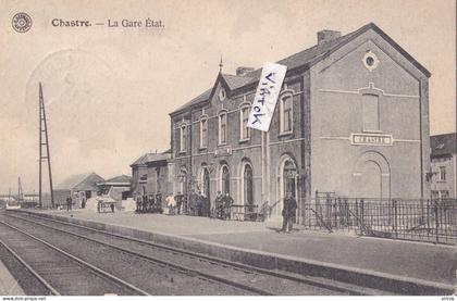 Chastre : La gare état   (   Hermans  Antwerpen )