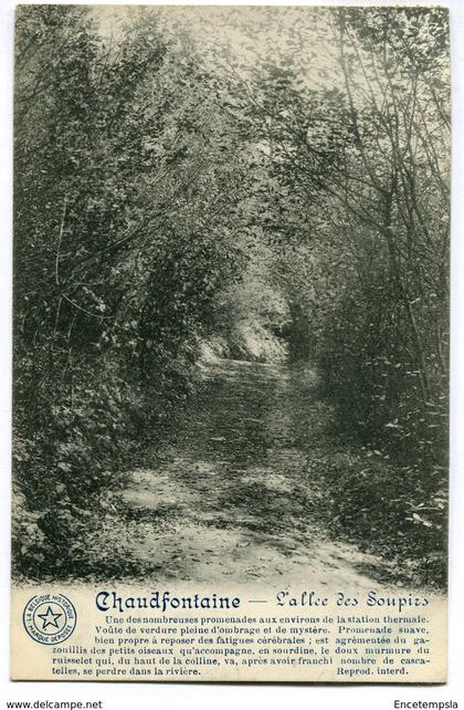CPA - Carte Postale - Belgique - Chaudfontaine - L'Allée des Soupirs - 1913 (M7401)