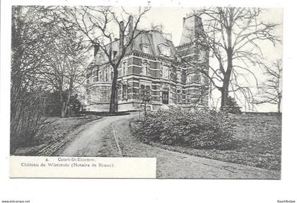 Court-Saint-Etienne - Chateau de Wisterzée.