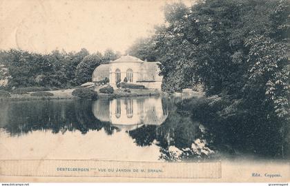DESTELBERGEN    VUE DU JARDIN DE M.BRAUN