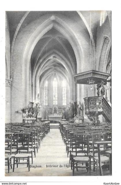 Diegem - Intérieur de l'église.