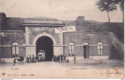 DIEST :  porte de Schaffen  1906