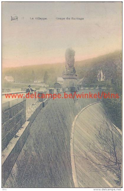 La Gileppe. Coupe du Barrage