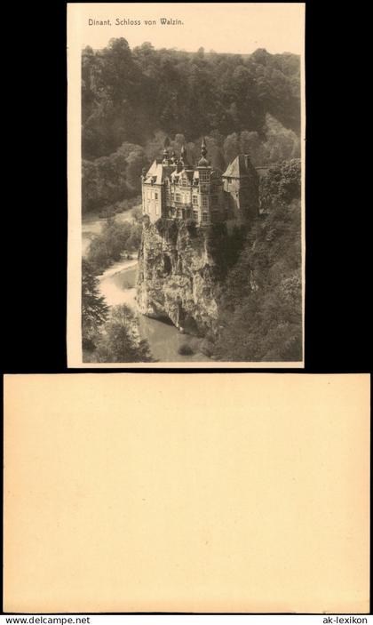 Postkaart Dinant Dinant Schloss von Walzin. 1922