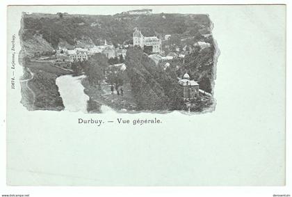 Durbuy. - Vue générale. / 15674. - Lejeune [sur la ville de panoramique zicht op Ourthe de stad]