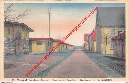 Camp d'Elsenborn Kamp - Casernes et écuries - Kazernen en paardenstallen - Elsenborn (Kamp)