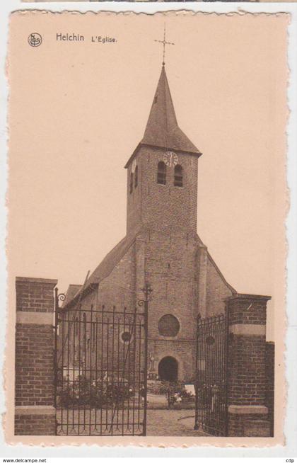 cpa helchin  église