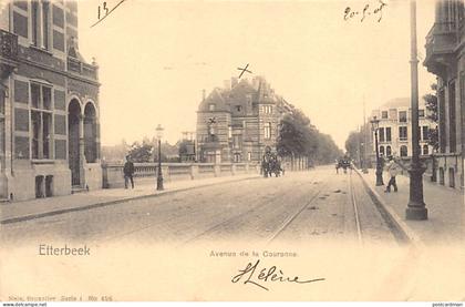 Belgique - ETTERBEEK (Brux.-Cap.) Avenue de la Couronne - Ed. Nels Série 1 N. 406