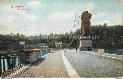 La Gileppe Liege Belgie Sur le Barrage