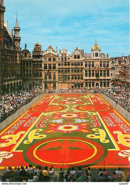 CPM Brussels Grand Place Tapis des fleurs