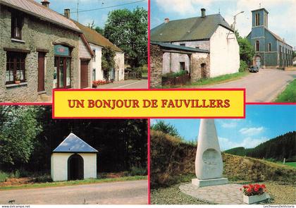 [-10%] BELGIQUE - Fauvillers - Monument - Eglise du Sacré Cœur - Vielle maison - Chapelle - Rue - Carte postale