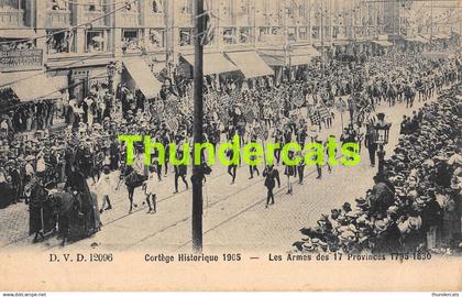 CPA BRUXELLES CORTEGE HISTORIQUE 1905 DVD 12096 D.V.D.