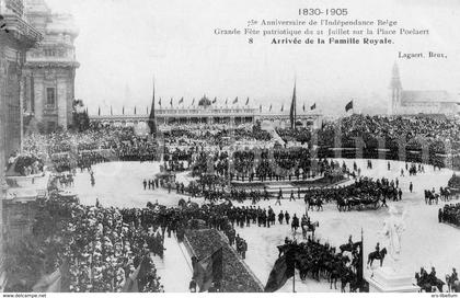 ROYALTY / België / Belgique / 75 anniversaire de l'indépendance Belge / Bruxelles / grand cortège historique / unused