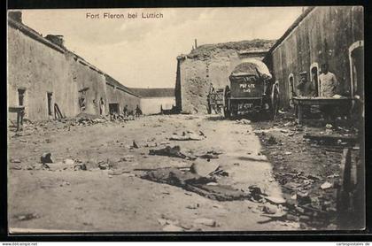 AK Fléron, Fort Fléron, deutsche Soldaten