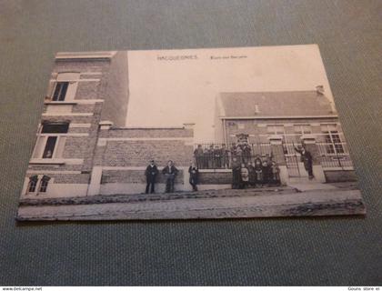 BC14-45 Cpa Hacquegnies école des garçons