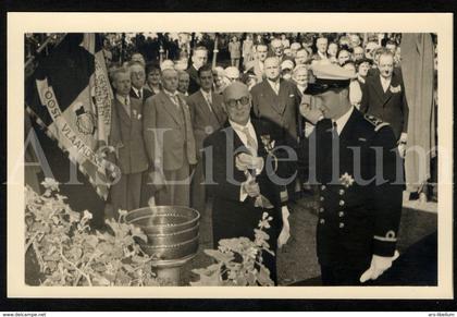 Postcard / ROYALTY / Belgium / Belgique / prins Albert / future roi Albert II / Gent / ceremonie L'Enelos des Fusillés