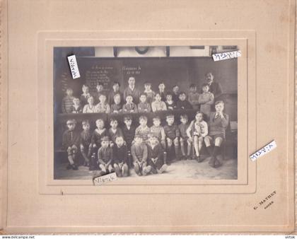 GERPINNES :  ecole 1931   foto sur carton    (   27  x 22  cm  )
