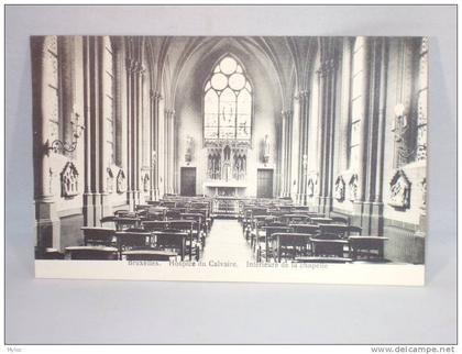 Bruxelles. Hospice du Calvaire. Intérieur de la Chapelle.