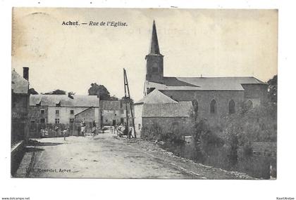 Achet - Rue de l'Eglise.