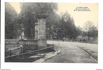 Op-Heylissem - Entrée du chateau de Mr le comte d'Outremont.