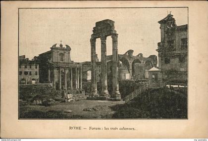 71339108 Rome Italy Forum les trois colonnes Ruine Rome Italy