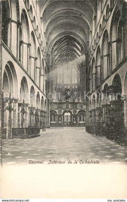 Tournai Hainaut Cathedrale Interieur