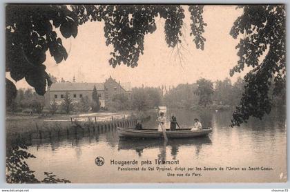 (Belgique) Brabant Flamand 004, Hougaerde, Nels, Pensionnat du Val Virginal, Une vue du Parc