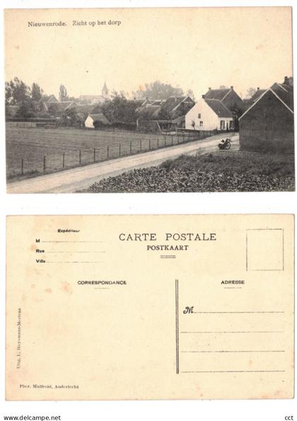 Nieuwenroden  Kapelle-op-den-Bos     Zicht op het dorp    Uitg Huysmans-Mertens Phot Malfroid Anderlecht